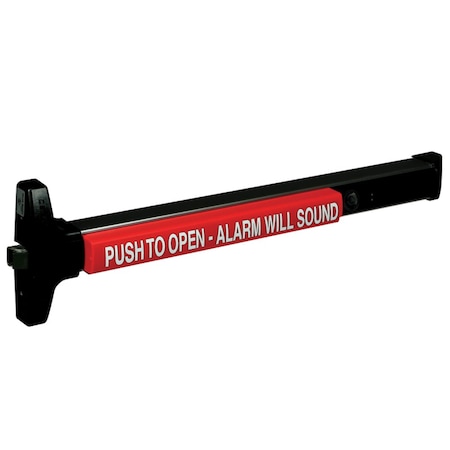 Detex Value Series Wide Stile Rim Exit Device, Cylinder Dogging, 99 Surface Strike, Delayed Egress, 36 In. V40 EE CD 711 99 36